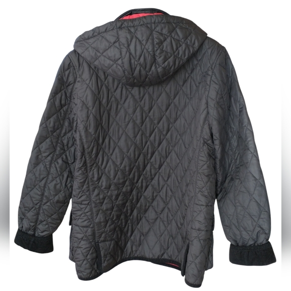 Polo Ralph Lauren Black/Red Quilted Big Kid's Jacket - Picture 10 of 15